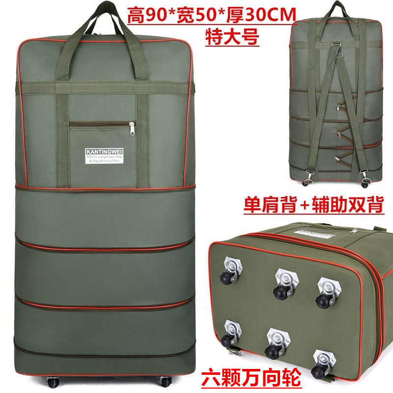 Picture of Waterproof Oxford Cloth Suitcase, Large Capacity Travel Bag, 158 Aviation Checked Bag, Overseas Moving Luggage Bag