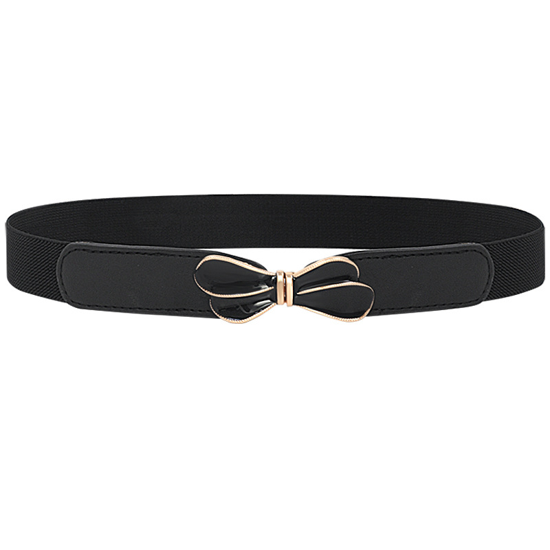 Picture of Simple Fashion Elastic Buckle Women's Thin Belt Women's Skirt Decorative Belt Elastic Belt with Belt
