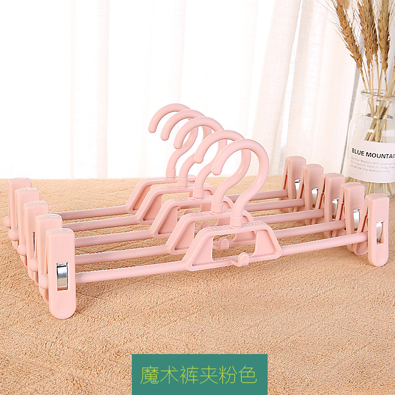 Picture of Non-slip plastic pants rack pants clip wholesale clothing store pants rack rotating hanger pants hanger clip skirt clip