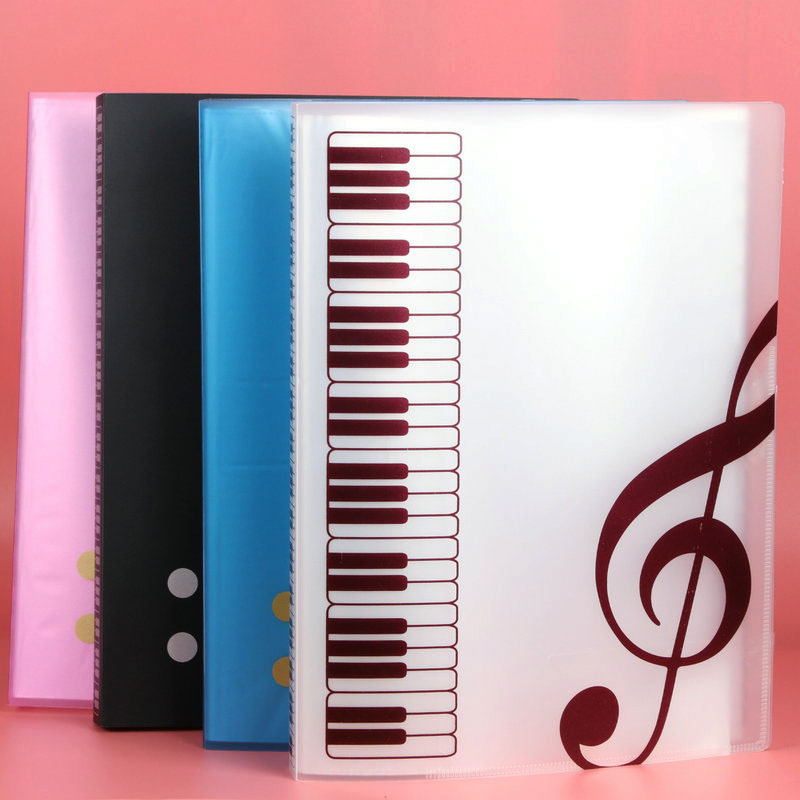 Picture of Band orchestra music score music clip piano score clip insert bag student information book folder 40 pages A4