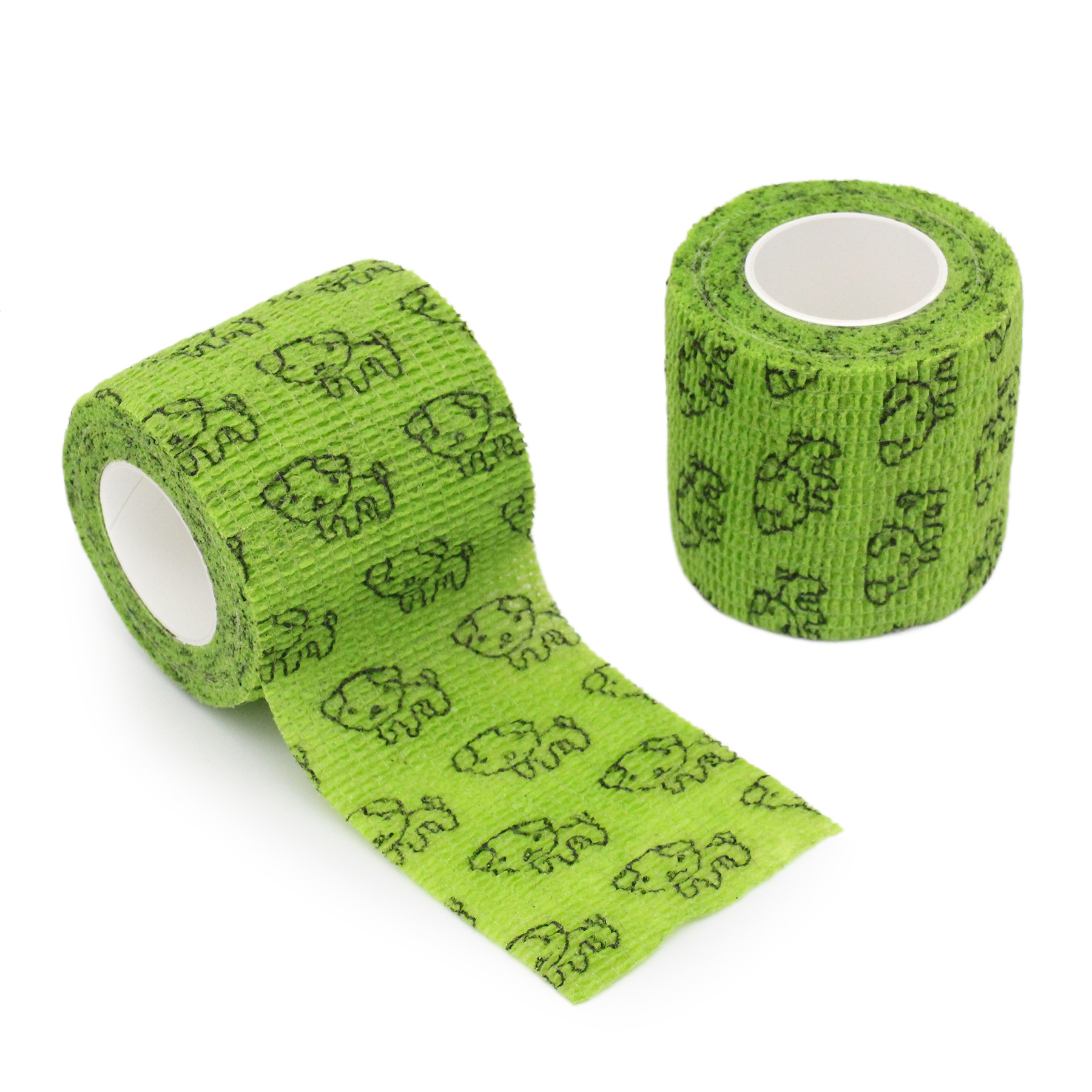 Picture of Factory wholesale non-woven self-adhesive elastic elastic bandage sports protection ankle pet print finger bandage