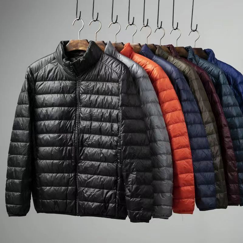 Anti-season men's cotton-padded jacket short light work cotton-padded jacket men's young and middle-aged plus size down cotton-padded jacket father's winter coat