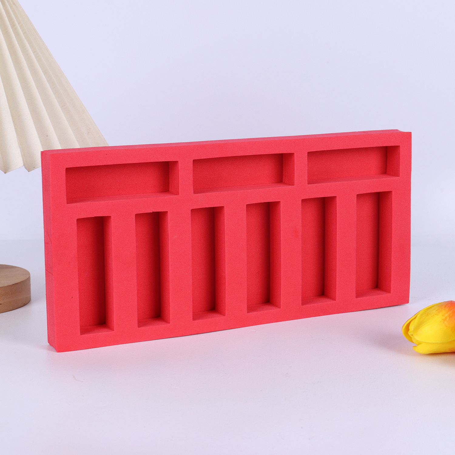 Eva Lined Pearl Cotton Flocking Hardware Tool Box Screw Inner Support Anti-Static Eva Foam Sponge Lining Customization