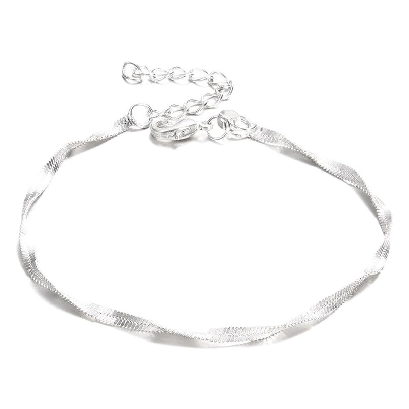 Europe and the United States foreign trade new jewelry cross-border Fashion Street simple thin chain anklets
