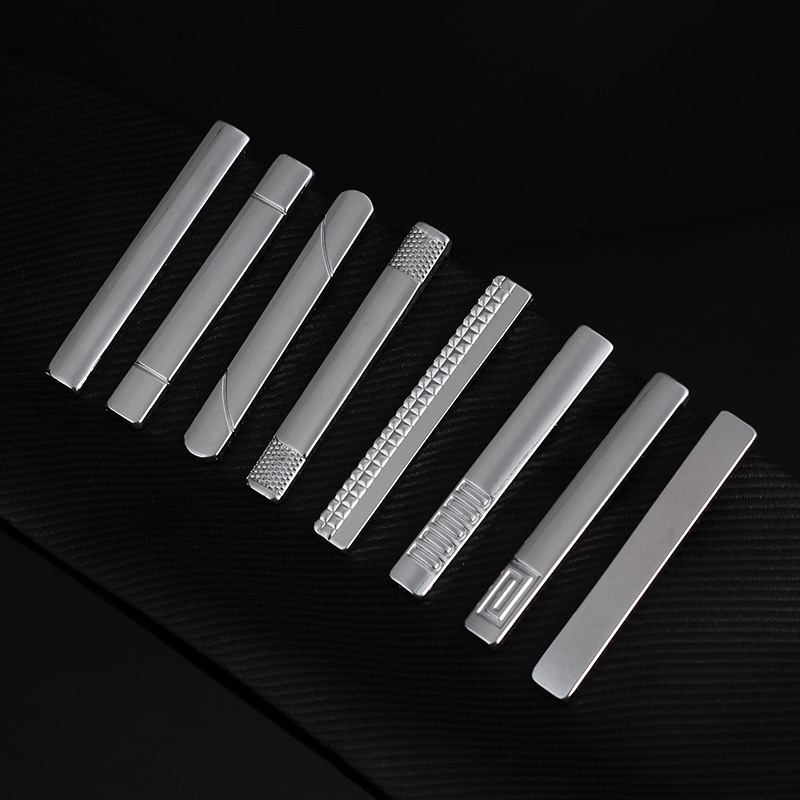 Korean Men's Dress Business Short Tie Clip Simple Fashion Tie Short Clip 4.5cm Children's Clip