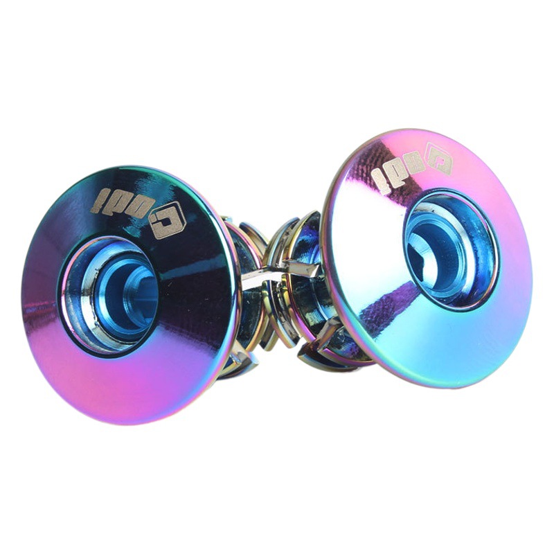 American ODI blocking mountain road bike ultra-light aluminum alloy handlebar plug balance handlebar cover plug colorful