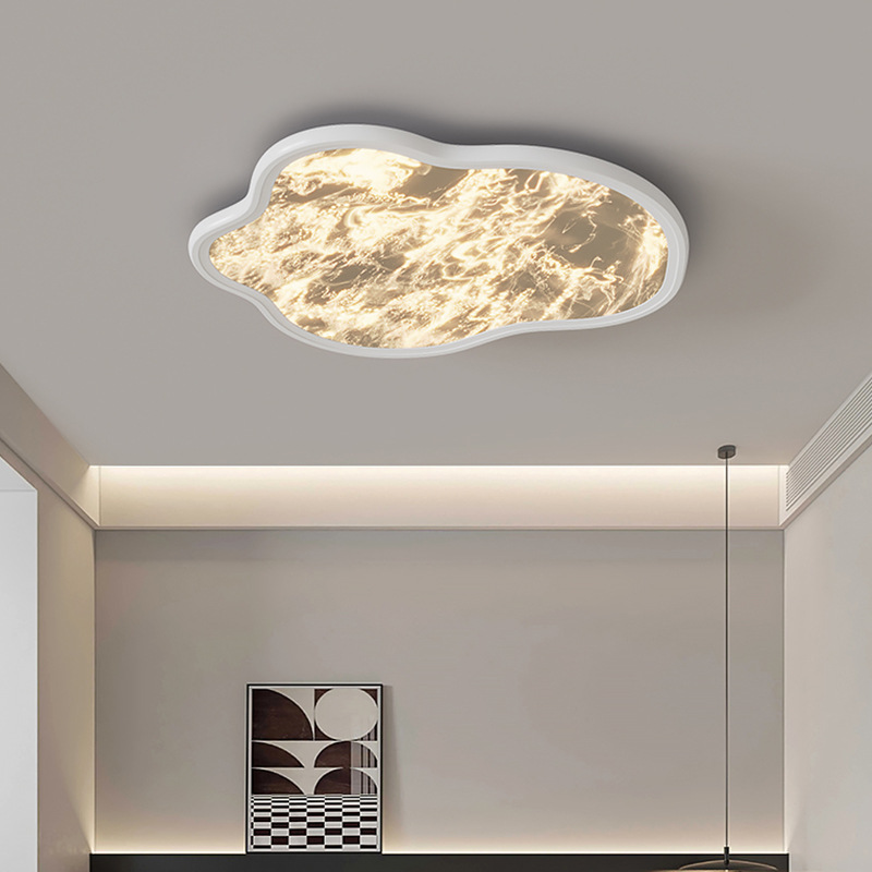 Picture of Italian Light Luxury Cloud Ceiling Lamp Modern Simple New Year Cloud Eye Protection Bedroom Lamp Balcony Main Lamp Study Lamp