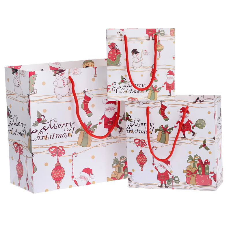 Picture of New Christmas Gift Bag Cartoon Gift Bag Christmas Candy Bag Gift Bag Gift Bag Paper Bag Cute Gift Bag