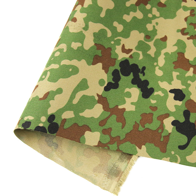 Picture of JSDF Japan Self-Defense Force Jungle Camouflage 1000D Empty Silk Polyester Tailable Waterproof High Strength Oxford Cloth