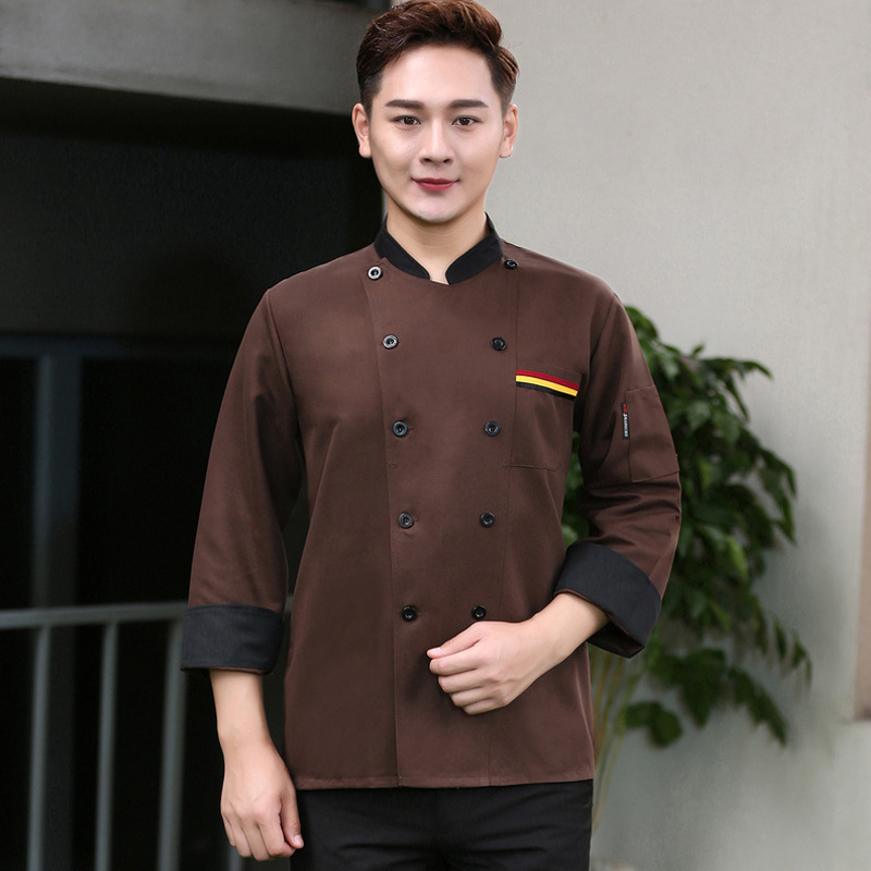 Picture of Restaurant Canteen Kitchen Clothing, Hotel Chef Work Clothes, Summer Clothing, Hotel Short-Sleeved Chef Clothes, Custom Made