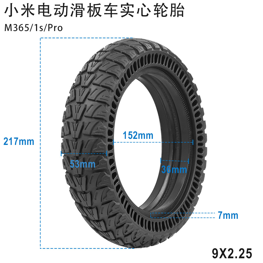 9*2.25 solid tubeless tires for Xiaomi/Kugoo M4 electric scooter shock-absorbing pneumatic tires
