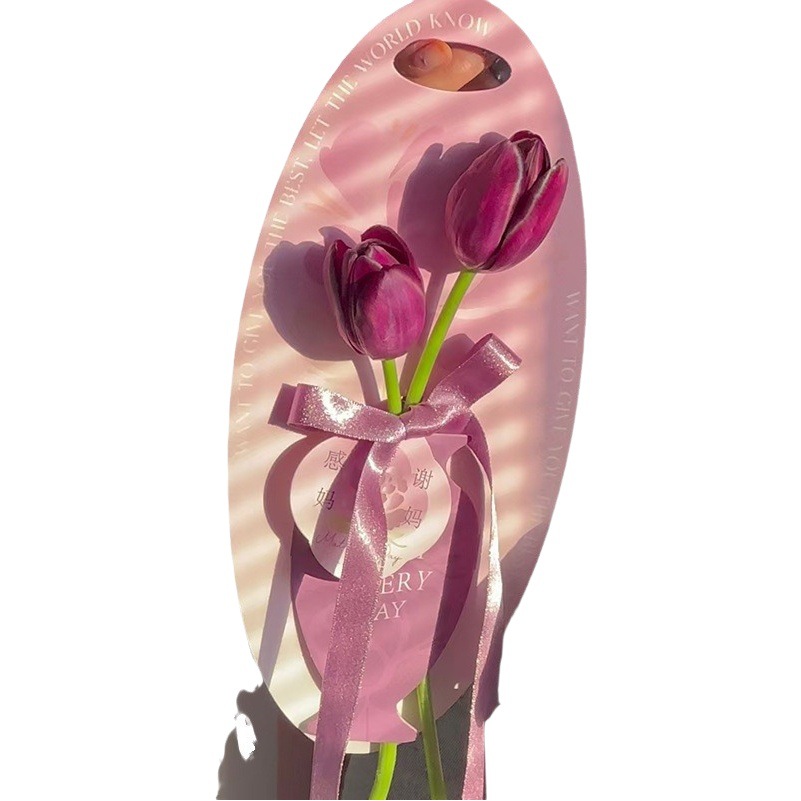 Single Flower Box, Flower Handbag, Rose Flower Packaging Material, Cross-Border Supply, Teacher's Day Hand-Held Flower Box