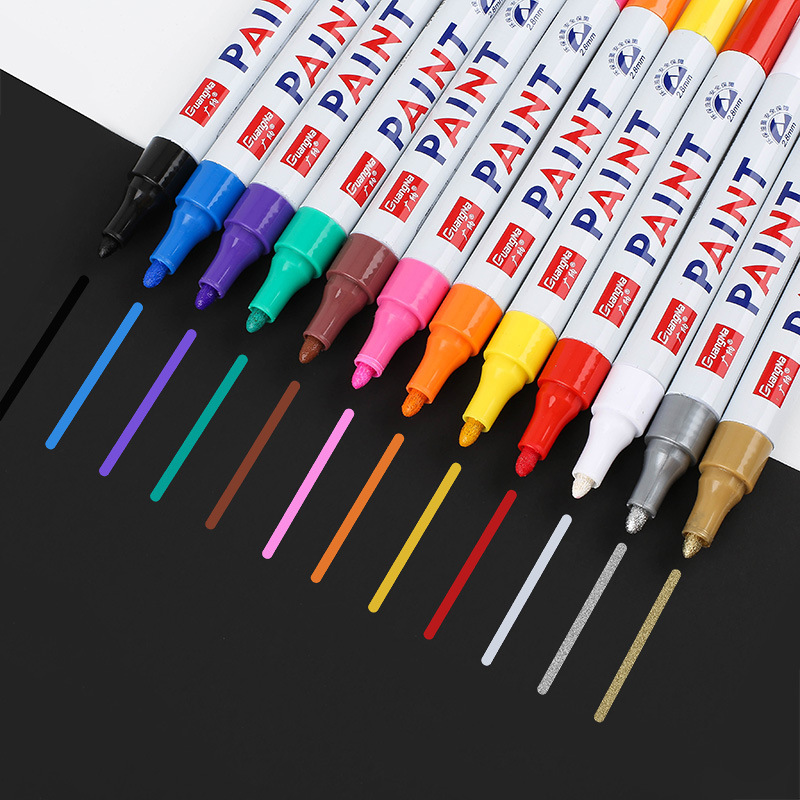 Guangna 101 Waterproof Paint Pen 2.8mm Paint Pen White Oil Marker Color Marker Paint Pen