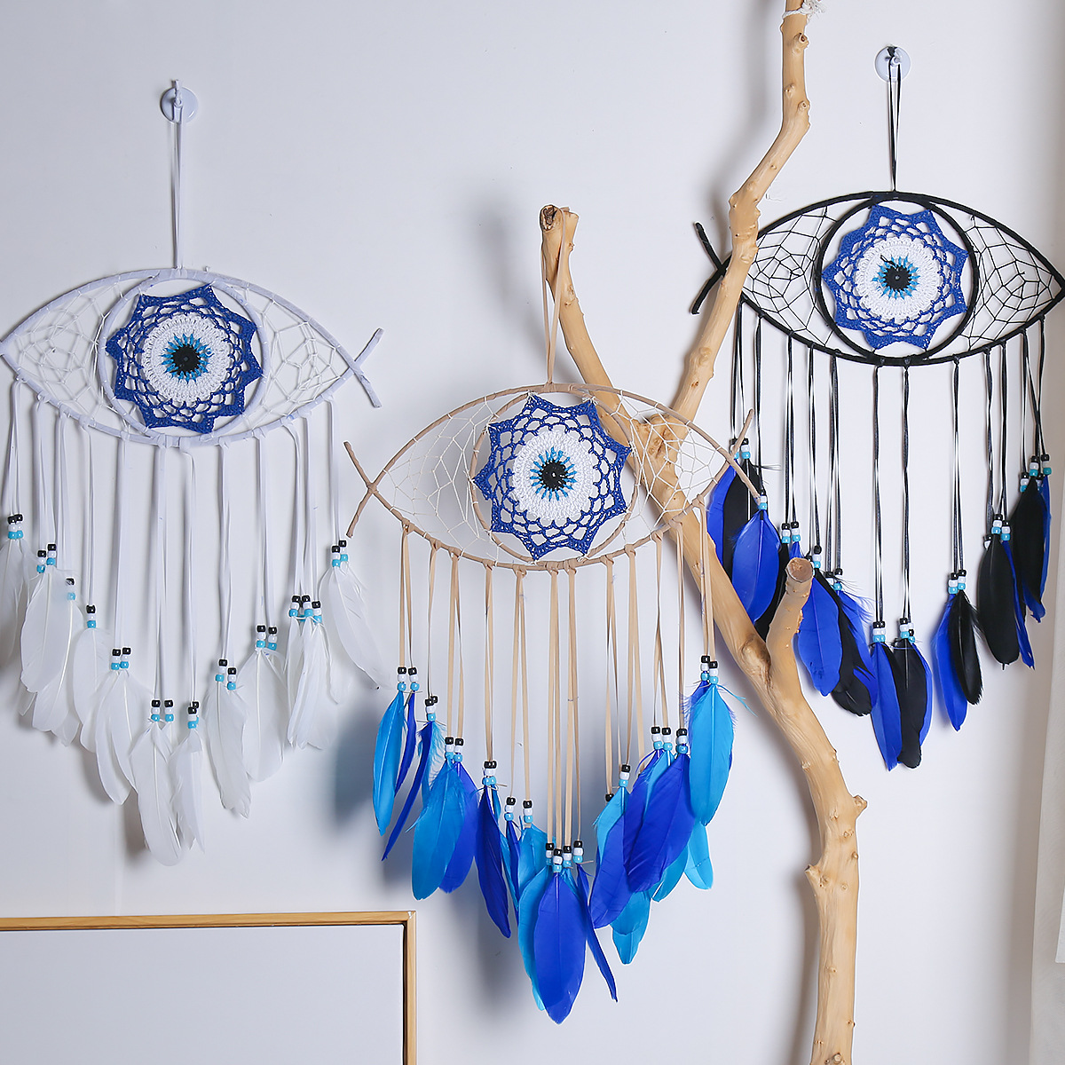 Picture of Cross-border Hot Devil's Eye Home Decoration Dream Catcher Wall Hanging Wall Decoration Dream Catcher