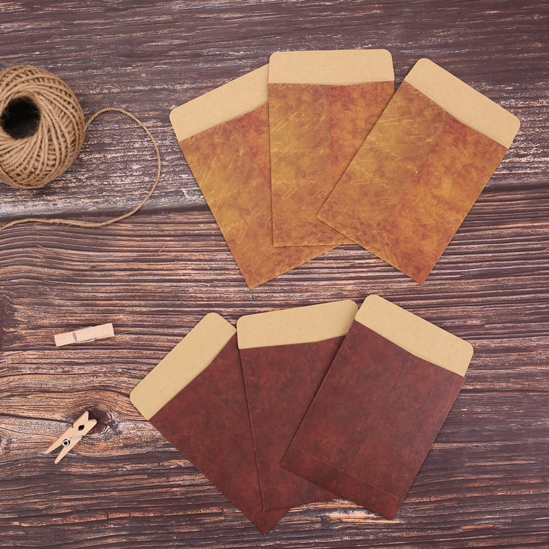 New retro envelope brown thick postcard storage sewing bag 8*10 Kraft paper envelope can be printed logo