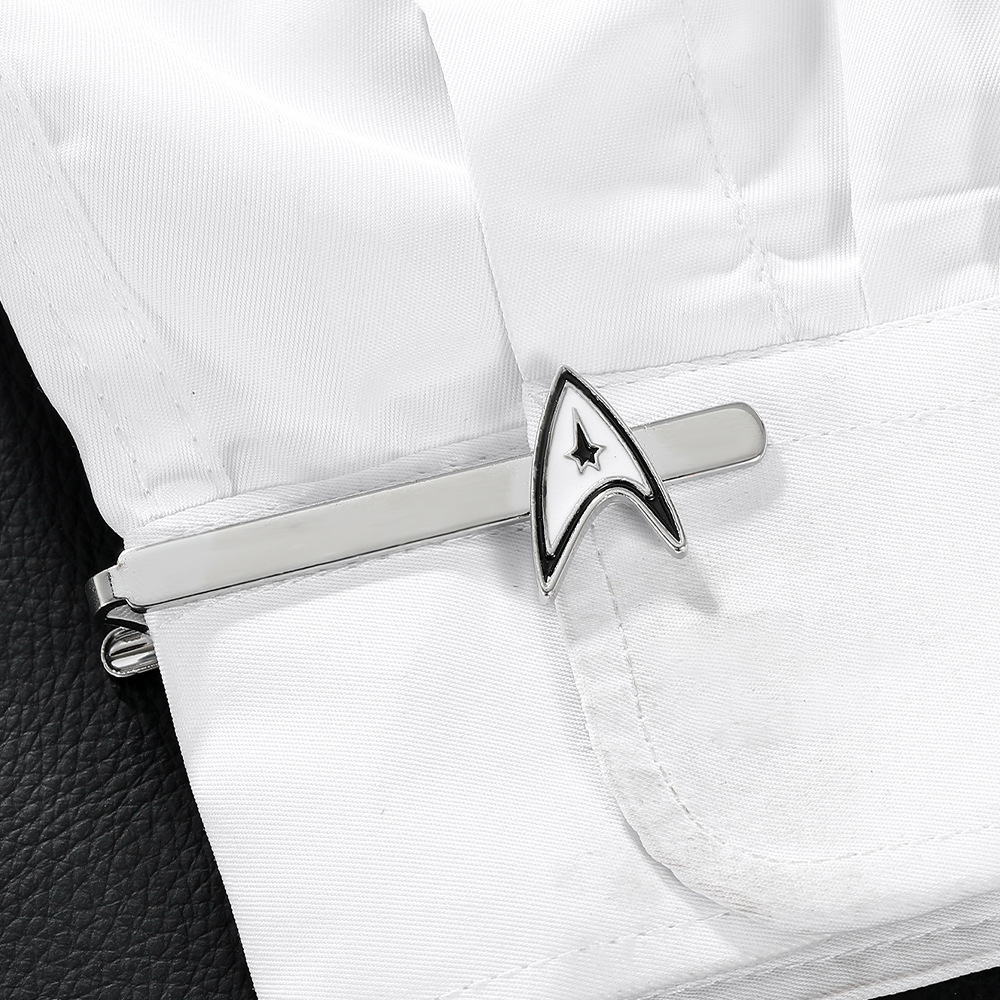 Picture of Europe and the United States cross-border trend Star Trek alloy tie clip creative suit shirt Joker accessories manufacturers new products