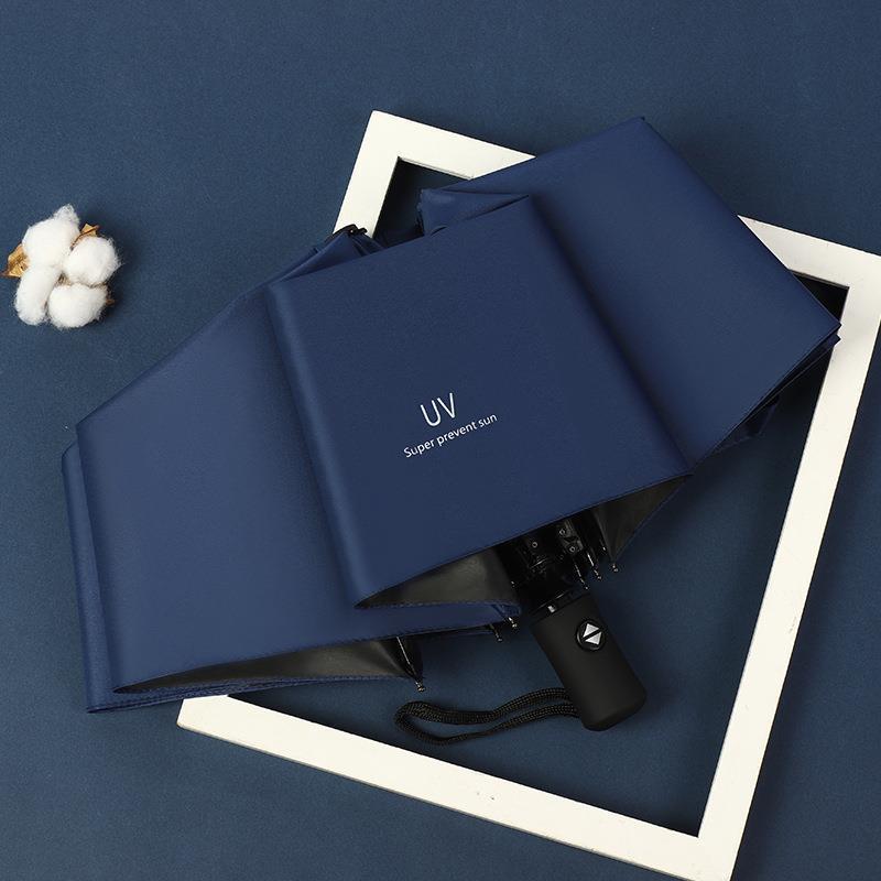 Picture of A large number of wholesale automatic folding umbrellas for men and women sunshade sunscreen UV protection rain umbrella can be set advertising