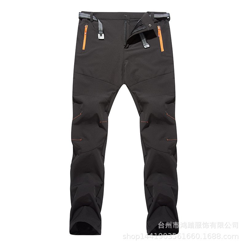 Picture of New Quick-drying Pants Men's Summer Outdoor Sports Spring and Autumn Thin Rush Pants Elastic Breathable Loose Large Size Mountaineering Pants