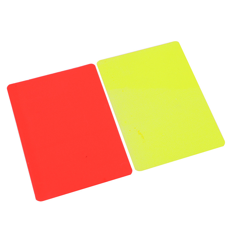 Picture of Wholesale football referee red and yellow card folding red and yellow card referee red and yellow card Football Special Game red and yellow card
