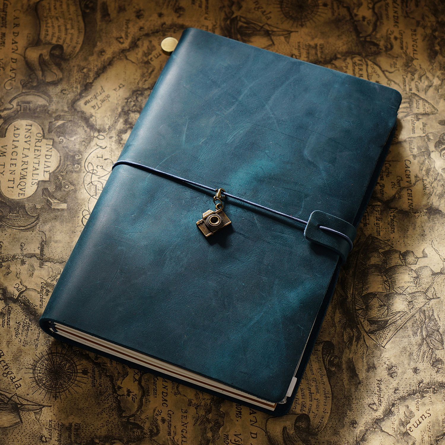 Picture of Travel Notebook Notebook Cowhide Genuine Leather Diary Retro Notepad Creative Record Tn Spot Wholesale
