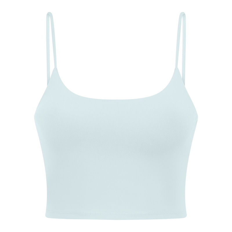 Picture of New Yoga Top Women's Sports Underwear with Chest Pad Thin Belt Beauty Back Fitness Vest Sling Yoga Clothing C5238