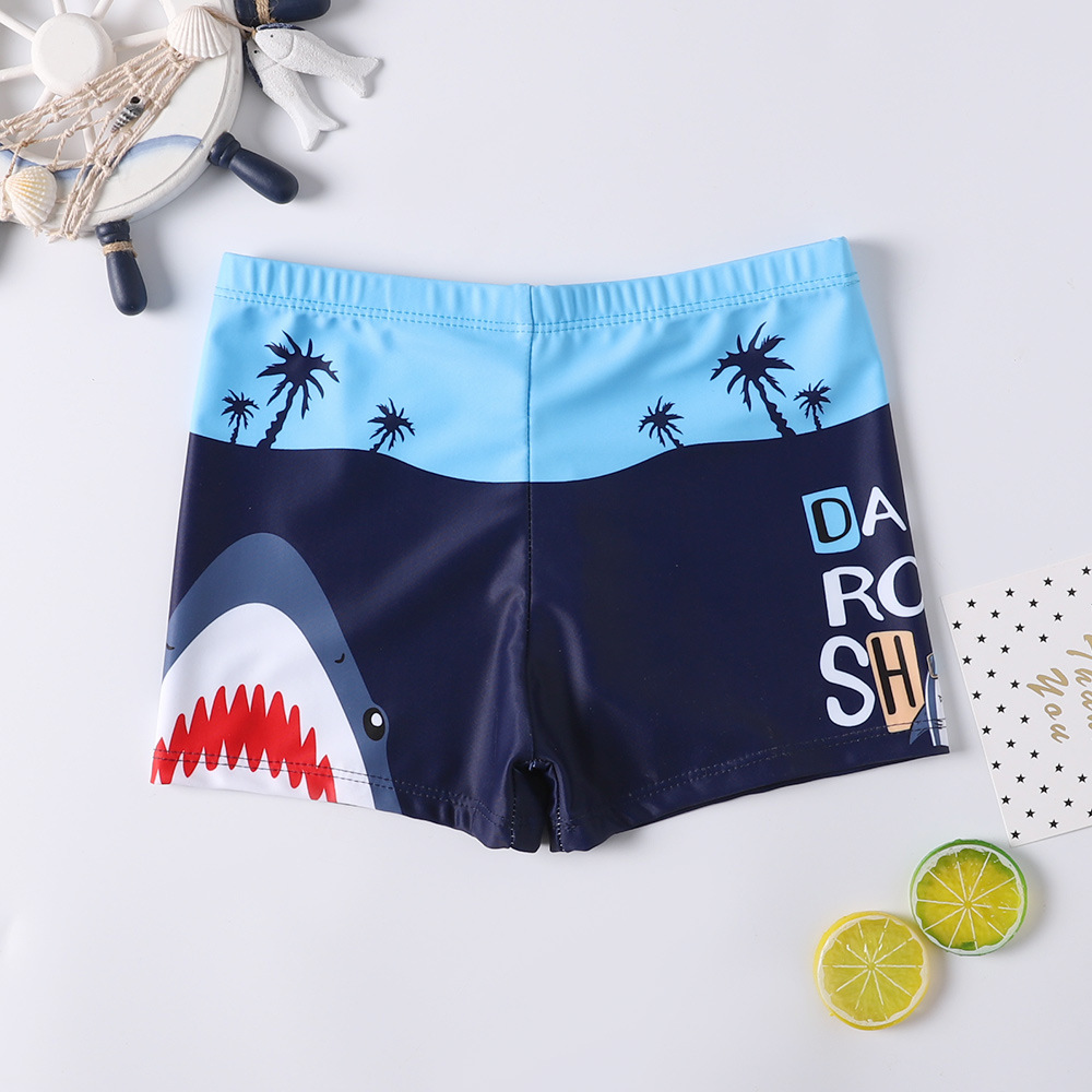 Picture of Cartoon boys swimsuit baby swimsuit good fabric boys small and medium-sized children swimming trunks a generation of children's swimming trunks
