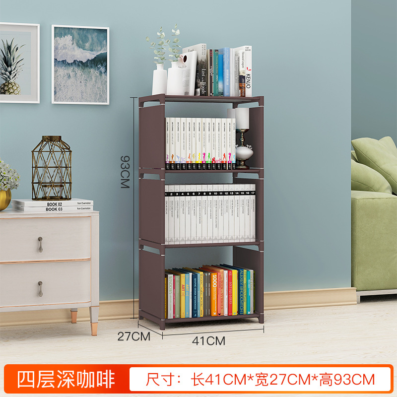 Picture of Bookcase trapezoidal bookshelf multi-layer combination bookcase shelf children student bookshelf classroom locker storage bookshelf