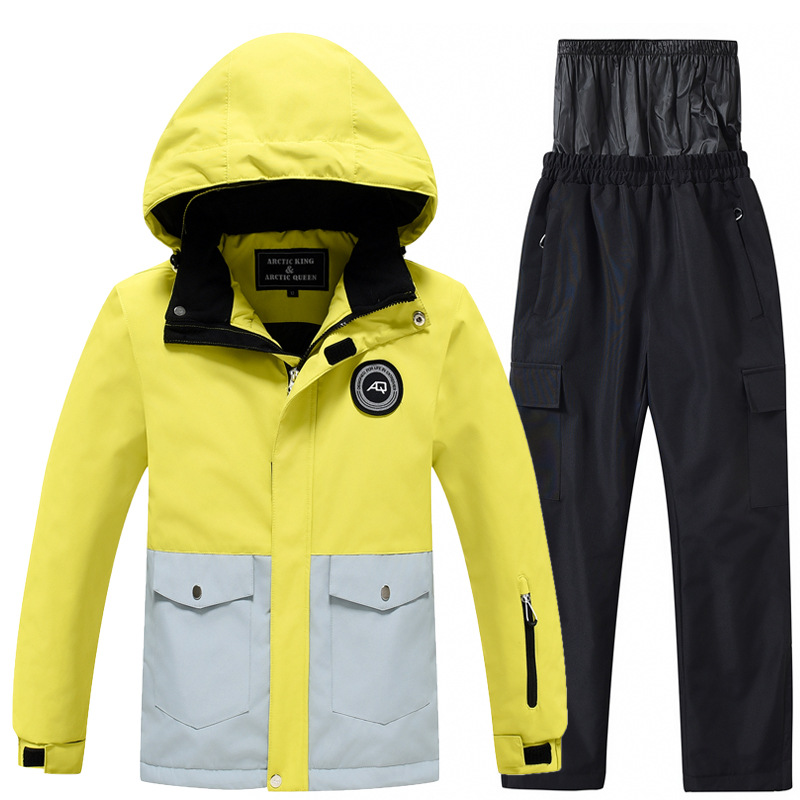Picture of New Children's Ski Suit suit Boys and Girls Winter Outdoor Waterproof Warm Thickened Children's Ski Suit