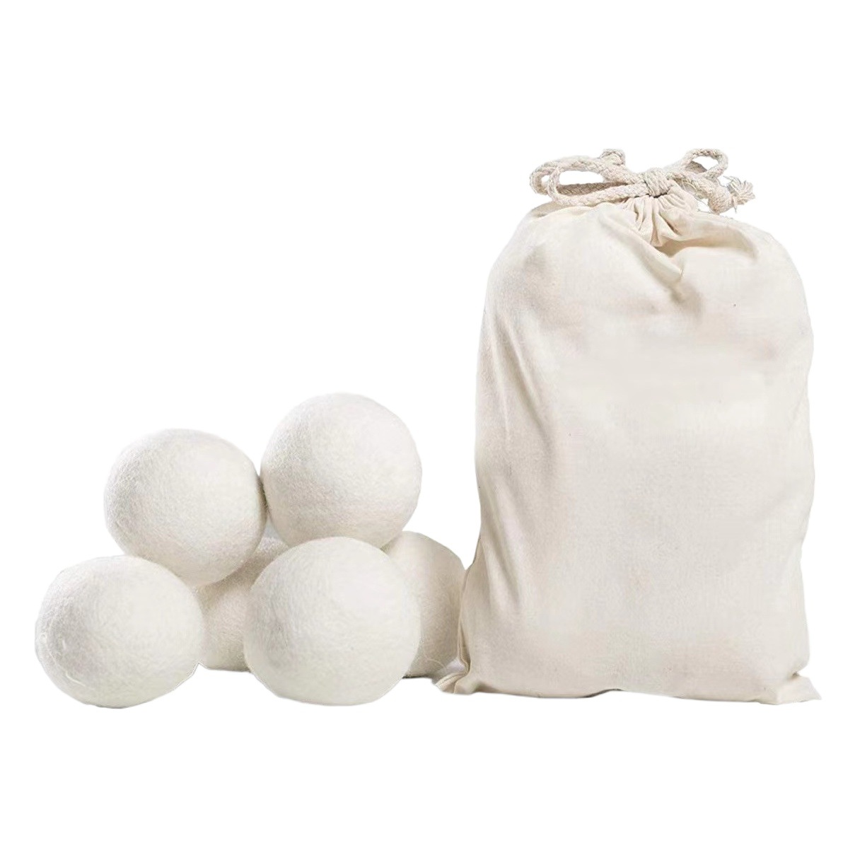 Wool Drying Balls Are Anti-Static, Anti-Tangling, Absorbent Felt Balls for Manual Washing and Integrated Washing and Drying Machines, with Strong Water Absorption