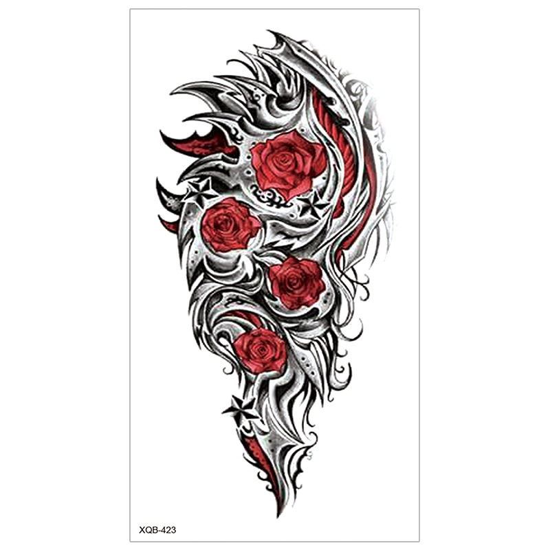 Picture of New Half Arm Tattoo Stickers Cross-border Amazon Hot Selling Set Dark European and American Realistic Waterproof Tattoo Stickers Wholesale