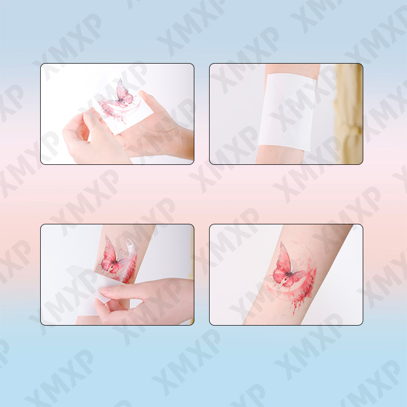 Picture of Bianhua Color Beautiful Tattoo Sticker Waterproof Long-lasting Women's Arm Clavicle Fresh High-end Washable Sticker