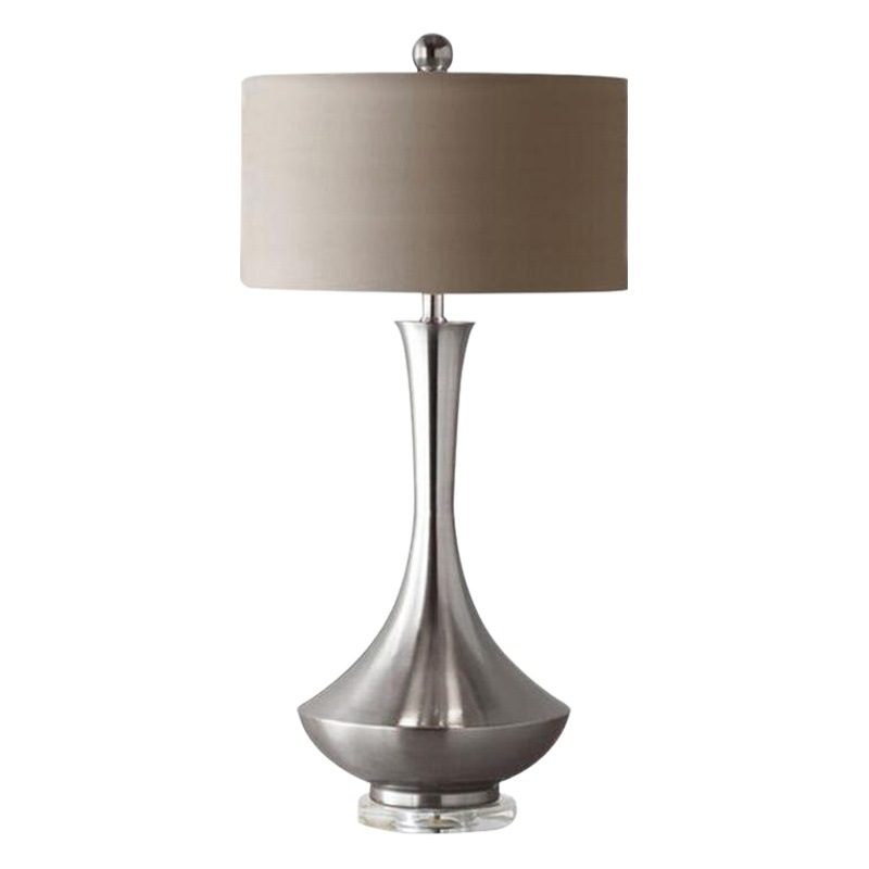 American Style Table Lamp Living Room Bedroom Bedside Lamp Light Luxury Metal Model Room Hotel Decorative Lamp Simple Modern Study Lamp