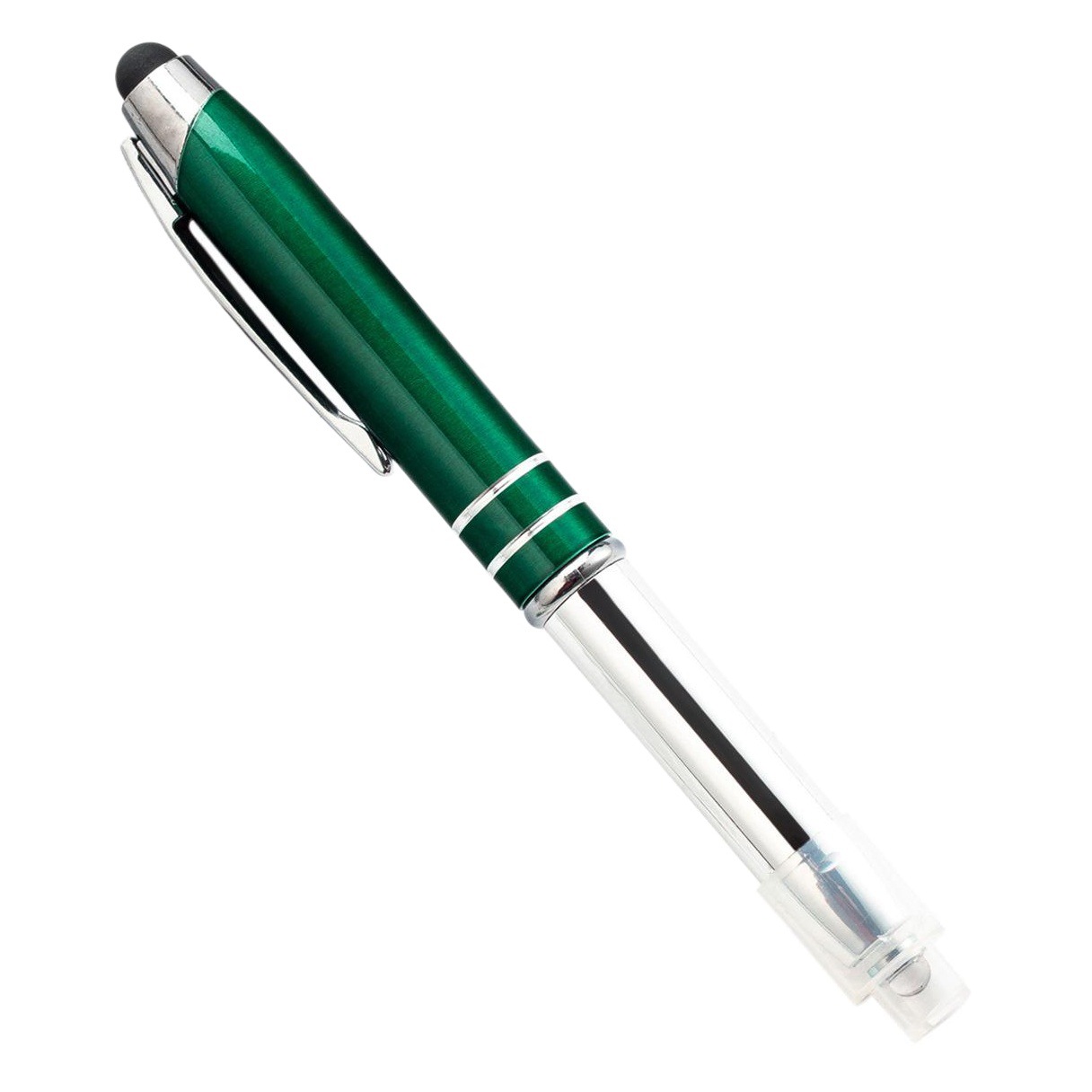 Light pen spot wholesale touch ballpoint pen LED lamp multi-function pen three-in-one printable logo metal light pen