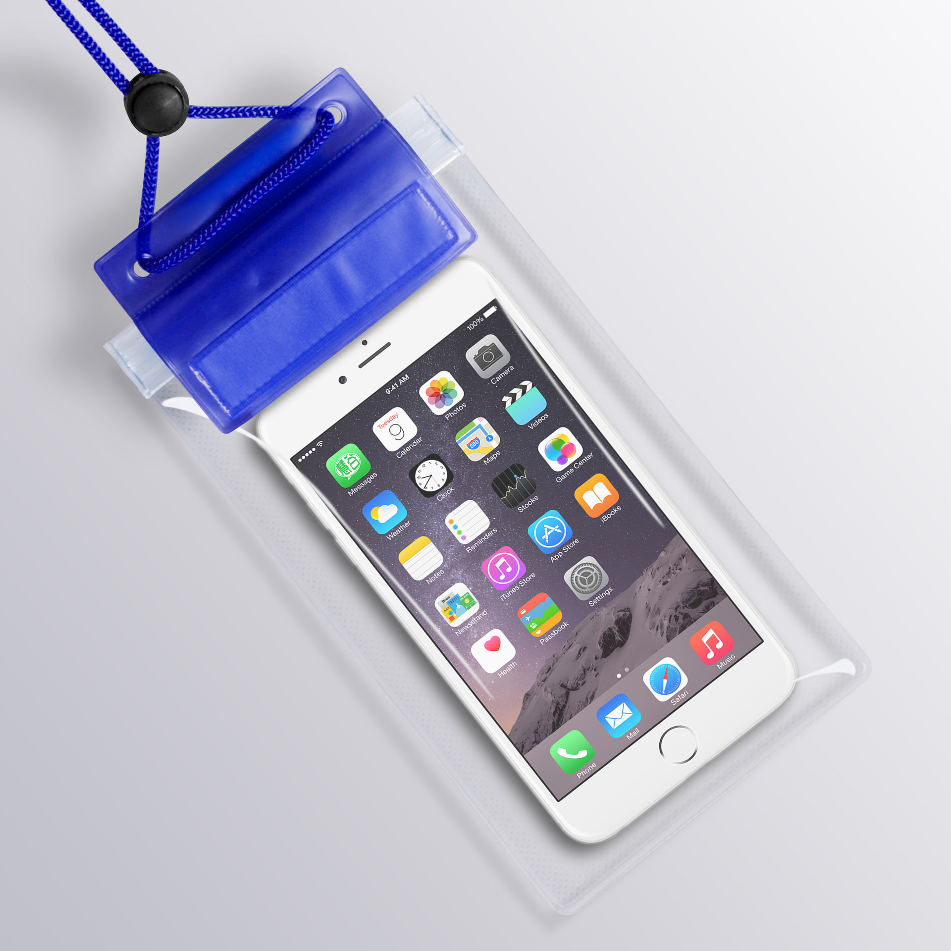 Picture of 360-Degree Barrier-Free Transparent Mobile Phone Waterproof Bag Swimming Mobile Phone Waterproof Bag Touch Screen Universal Waterproof Mobile Phone Case