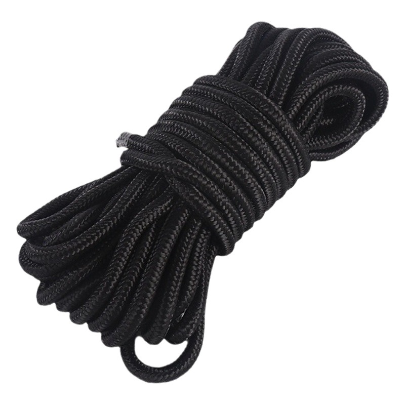 in stock color braided rope manufacturers wholesale tent tied rope outdoor clothes bag core nylon rope