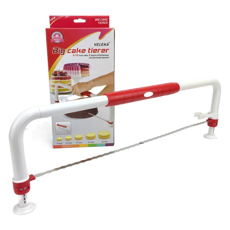 Stainless Steel 6-16 inch cake layering device baking appliance slicer cake slicer adjustable slitter