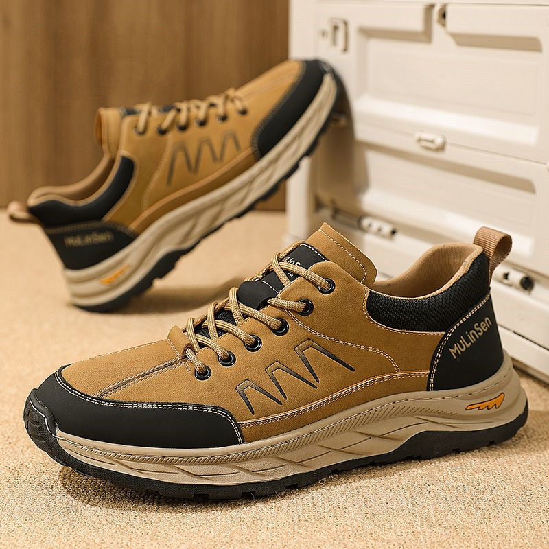Autumn New Fashion Hiking Shoes Sneakers Men's Shoes Trend Men's Outdoor Hiking Shoes Comfortable Casual Cargo Shoes