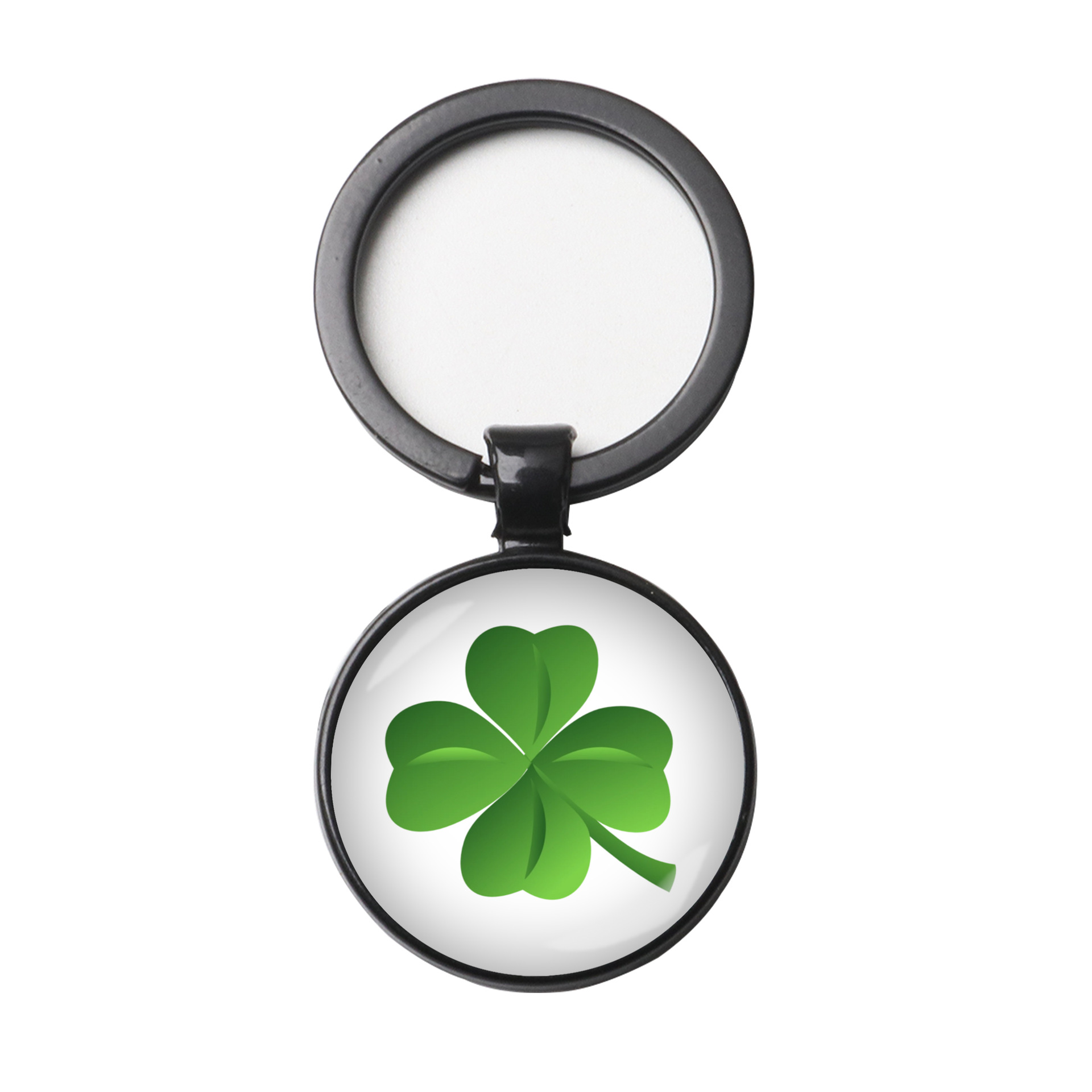 Picture of Cross-border new four-leaf clover Time gem gift for friends relatives Lucky clover clothing Lucky grass