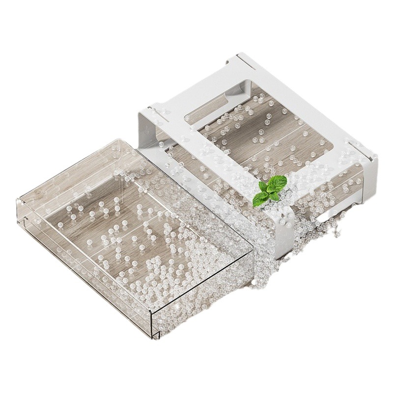 Under-table drawer storage box cosmetics storage box desk hidden storage box dormitory stationery storage box