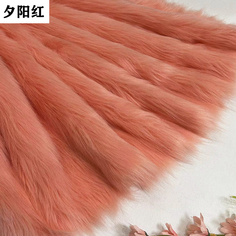 Picture of Imitation fox fur cloth plush cloth fabric 5cm long fur carpet cloth imitation fur clothing animal hair