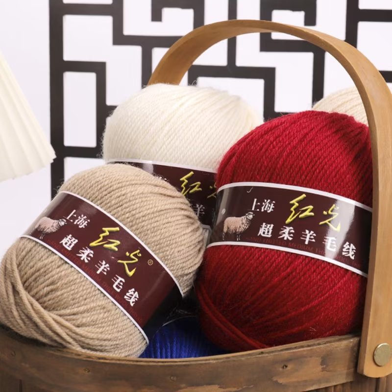 Wool Thread Hand-Knitted Thread Cotton Thread Woolen Hat One Pound 25 Wool Wool Ball Baby Cashmere Thread Crochet Thread