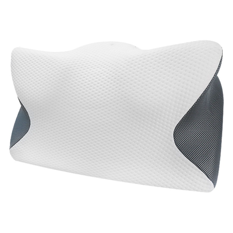 Roll Horn Memory Sleep Pillow Household Cervical Spine Protection Zero Pressure Slow Rebound Horn Shape Memory Foam Pillow