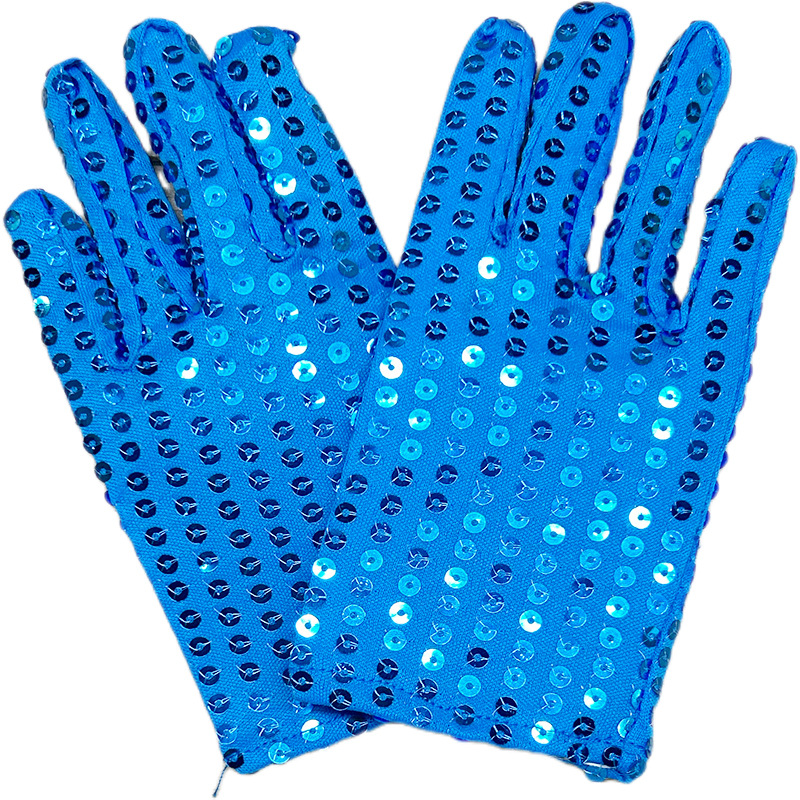Picture of Children's Day Stage Sequin Gloves Become Children's Performance Dance Gloves for Party Night Dance Performances