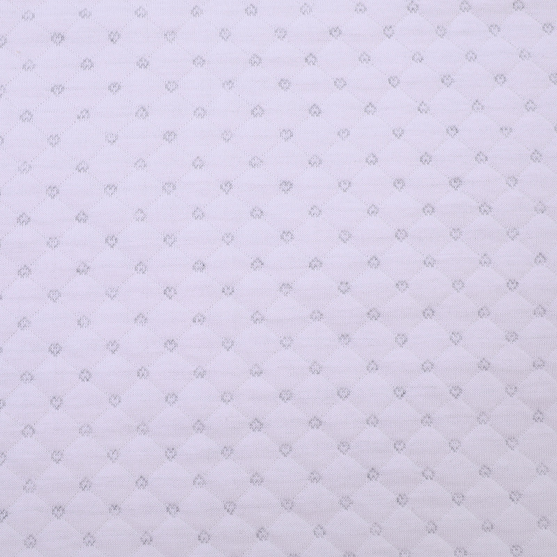 Picture of Shu cotton jacquard air layer two-sided cotton silk air layer baby sleeping bag crawling tire cap three-layer cotton fabric