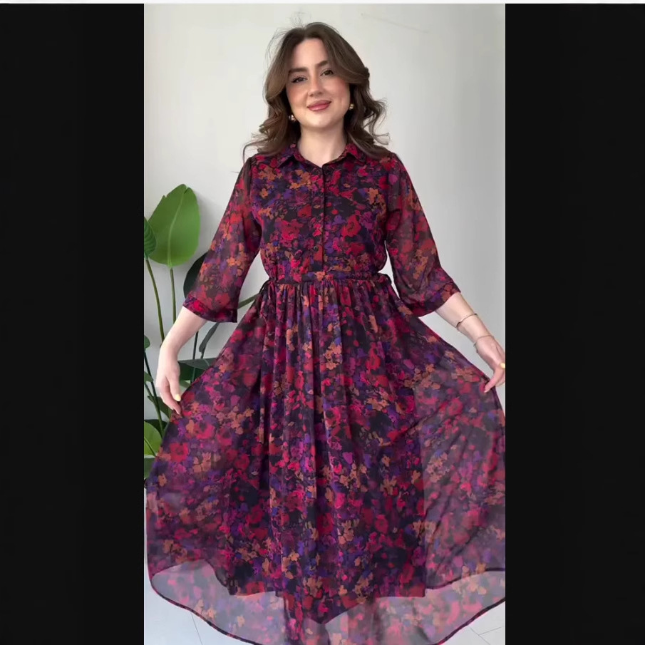 Independent Station Amazon Europe and America Hot Selling dress 2025 New Temperament Elegant Europe and America Style dress