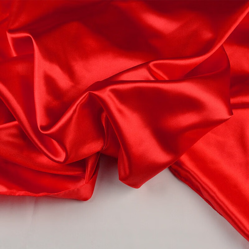 Picture of Happy event tablecloth red cloth opening red silk cloth ribbon-cutting unveiling horizontal cloth flower ball red satin gift box lined with red cloth