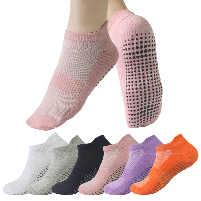 Cross-Border Spot Dispensing Yoga Socks Pilates Sports Socks Women's Grip Barefoot Exercise Non-Slip Socks