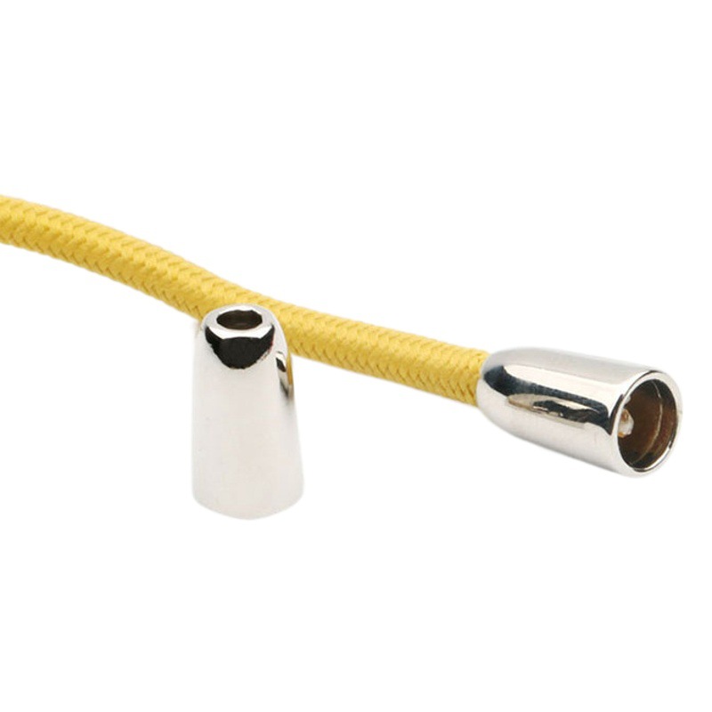 In stock metal small bell stop rope buckle sweater hat rope waist rope buckle elastic tail clip anti-slip buckle decorative buckle