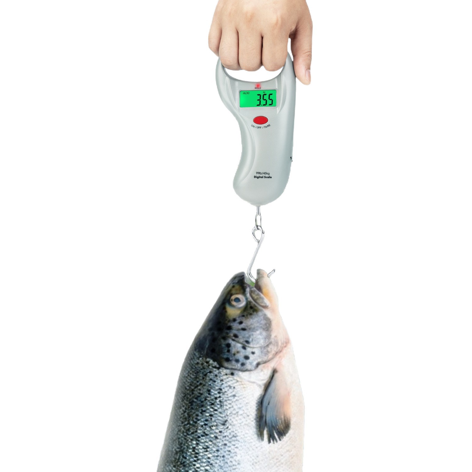 Picture of Supply floating electronic scale electronic portable scale fishing scale hanging scale 50kg can float on water waterproof