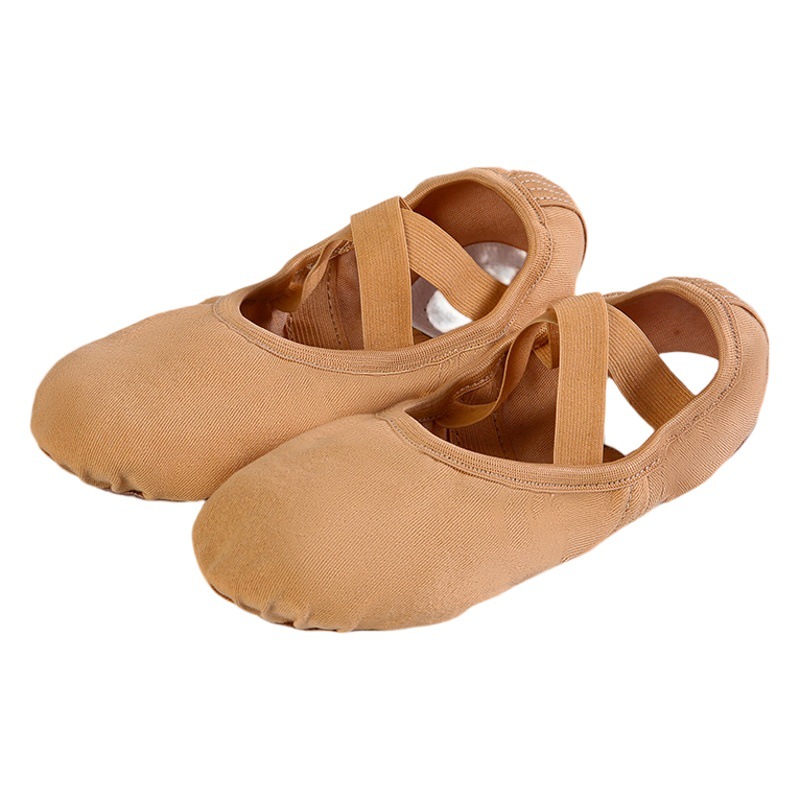 Elastic cloth dance shoes women's soft bottom exercise shoes adult yoga shoes new cat claw shoes ballet shoes shape shoes wholesale